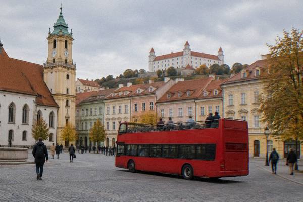 Hop-On Bus, Optional River Cruise, Bratislava