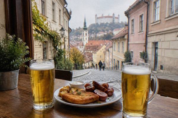 Beer and Food, 4 Hours, Bratislava