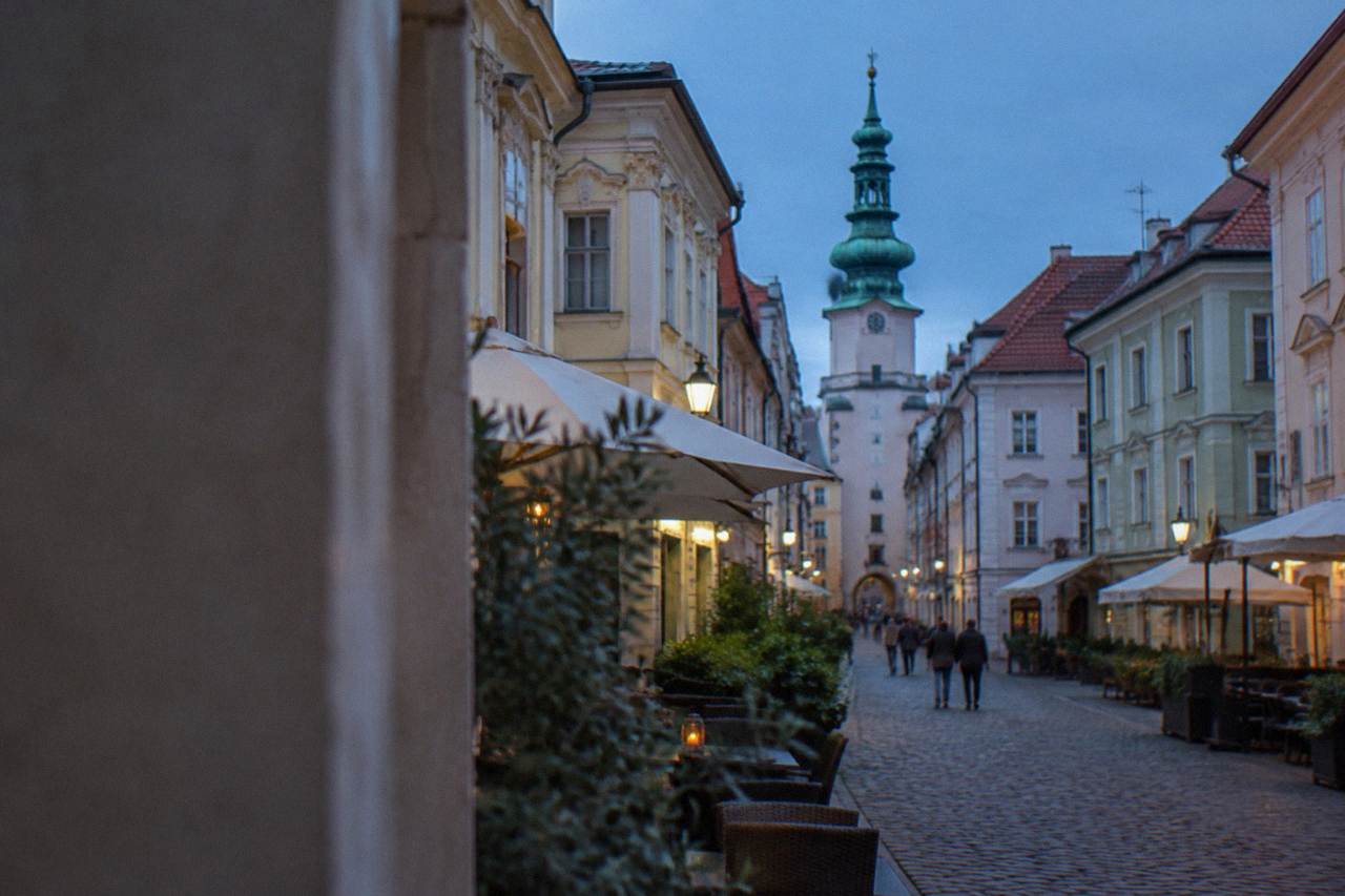 Michael's Gate, Bratislava, ordinary daylight